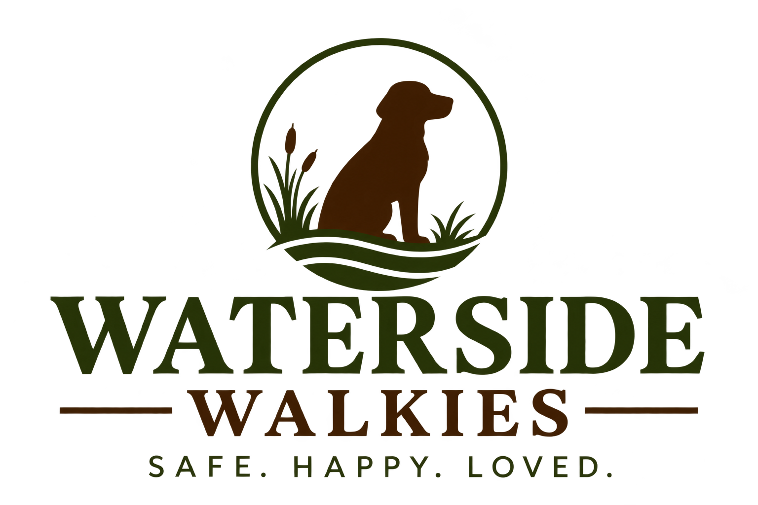 Waterside Walkies — Safe. Happy. Loved.